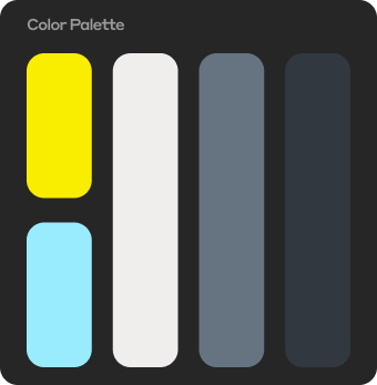 Makeshift brand colour palette